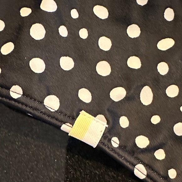 Summersalt Black and White Polka Dot One Piece Swimsuit with Ruffle Accent - Picture 8 of 9